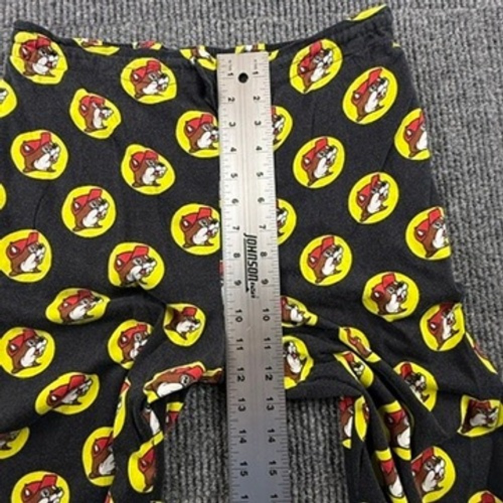 Buc-ee's Beaver Logo Pajama Pants Mens Medium Black‎ Cotton Lounge Sleepwear - Picture 7 of 10